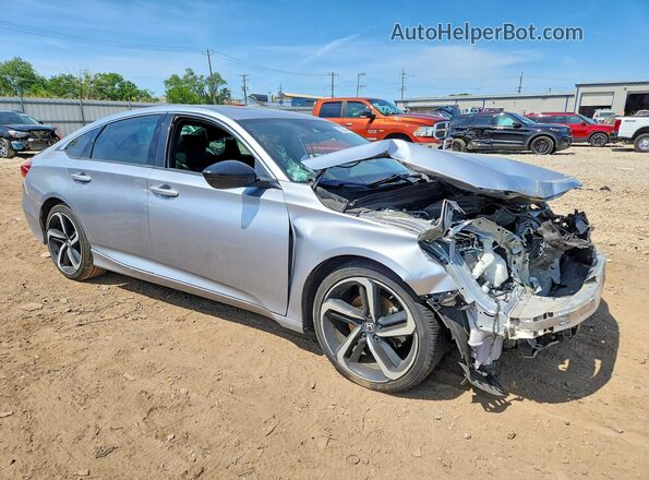 1HGCV2F37MA034126 2021 HONDA ACCORD Silver წინა მარჯვენა