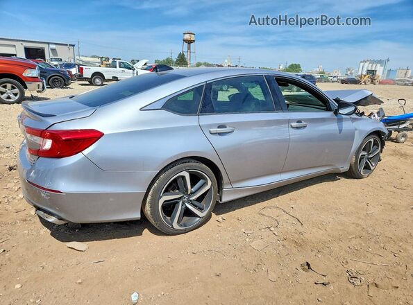 1HGCV2F37MA034126 2021 HONDA ACCORD Silver უკანა მარჯვენა