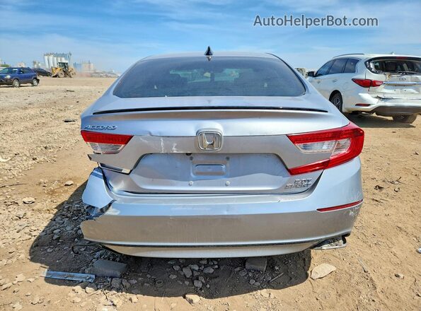 1HGCV2F37MA034126 2021 HONDA ACCORD Silver უკანა ხედი