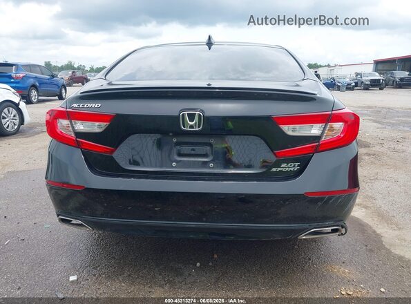 1HGCV2F38JA051819 2018 HONDA ACCORD Black 