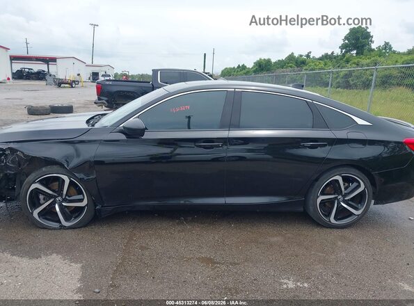 1HGCV2F38JA051819 2018 HONDA ACCORD Black სალონის 360-გრადუსიანი ხედი