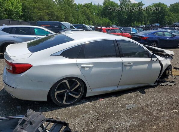 1HGCV2F38KA000726 2019 HONDA ACCORD White Tył prawy