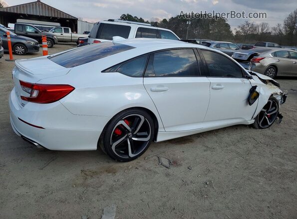 1HGCV2F38KA033953 2019 HONDA ACCORD White Tył prawy