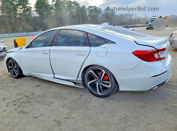 1HGCV2F38KA033953 2019 HONDA ACCORD White Tył lewy