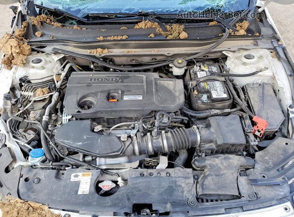 1HGCV2F38KA033953 2019 HONDA ACCORD White Widok wnętrza z tyłu
