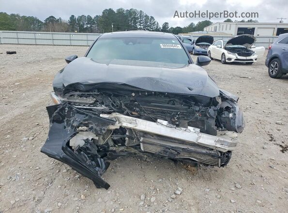 1HGCV2F38LA001165 2020 HONDA ACCORD Black Front view
