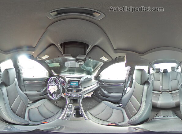 1HGCV2F38LA001165 2020 HONDA ACCORD Black 360 interior view