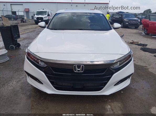 1HGCV2F38LA002736 2020 HONDA ACCORD White Widok zestawu wskaźników