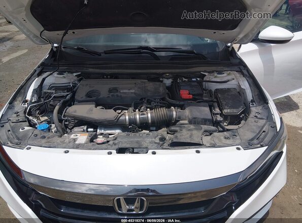 1HGCV2F38LA002736 2020 HONDA ACCORD White Widok z tyłu