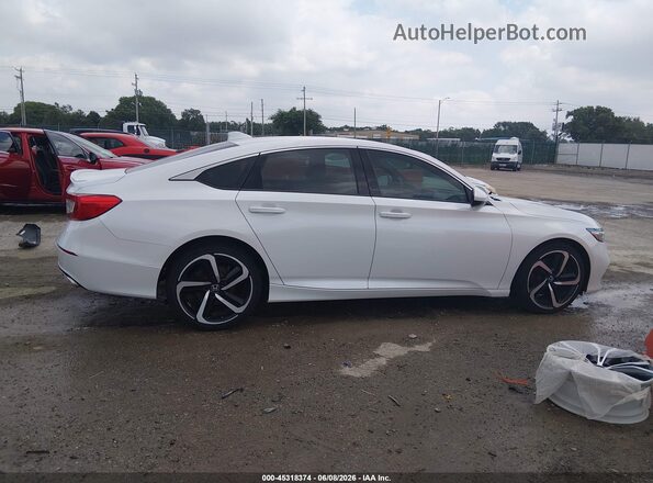 1HGCV2F38LA002736 2020 HONDA ACCORD White Widok wnętrza z tyłu