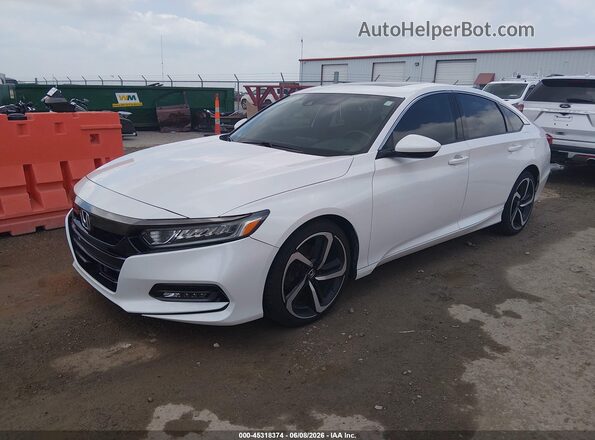 1HGCV2F38LA002736 2020 HONDA ACCORD White Przód lewy