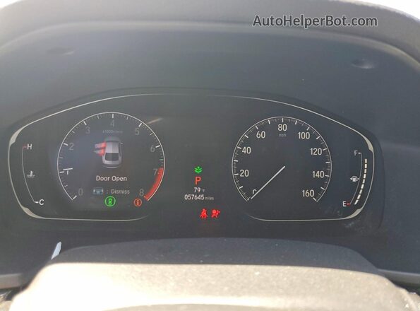 1HGCV2F38LA003756 2020 HONDA ACCORD Silver Widok zestawu wskaźników