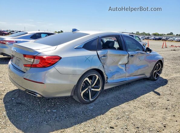 1HGCV2F38LA003756 2020 HONDA ACCORD Silver Tył prawy