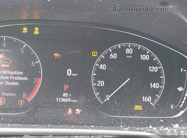 1HGCV2F38MA010823 2021 HONDA ACCORD Black 