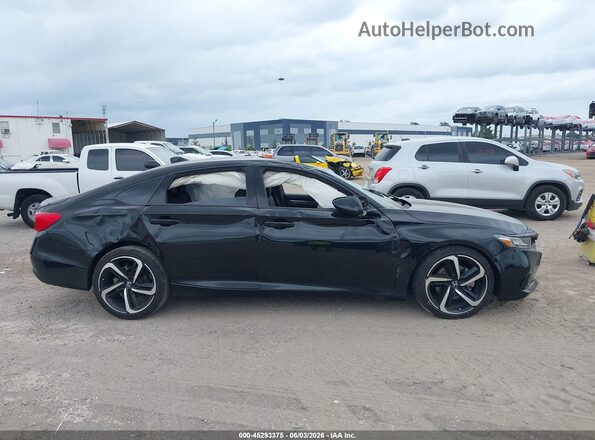 1HGCV2F38MA010823 2021 HONDA ACCORD Black Vista interior trasera