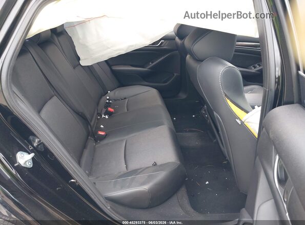 1HGCV2F38MA010823 2021 HONDA ACCORD Black Vista de la etiqueta del VIN