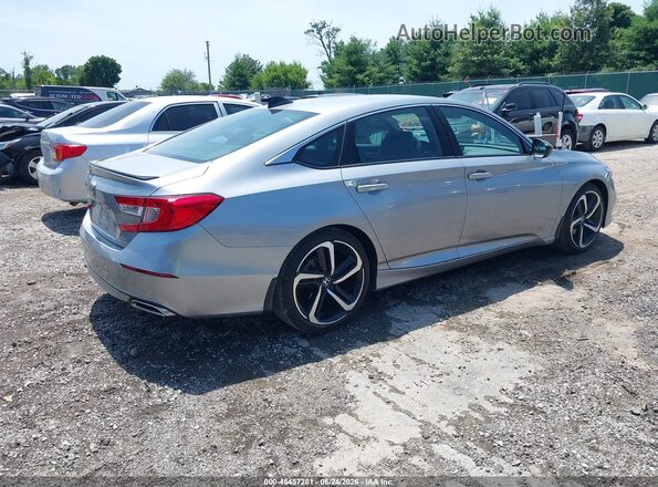 1HGCV2F38NA018311 2022 HONDA ACCORD Серебряный Задняя правая четверть