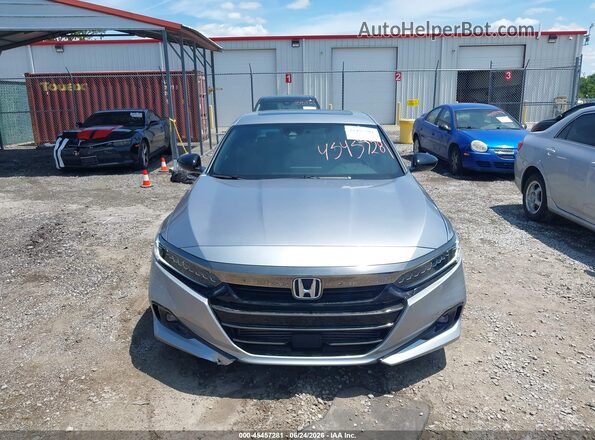 1HGCV2F38NA018311 2022 HONDA ACCORD Серебряный Вид щитка приборов