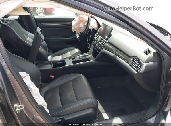 1HGCV2F39LA012031 2020 HONDA ACCORD Gray წინა სალონის ხედი