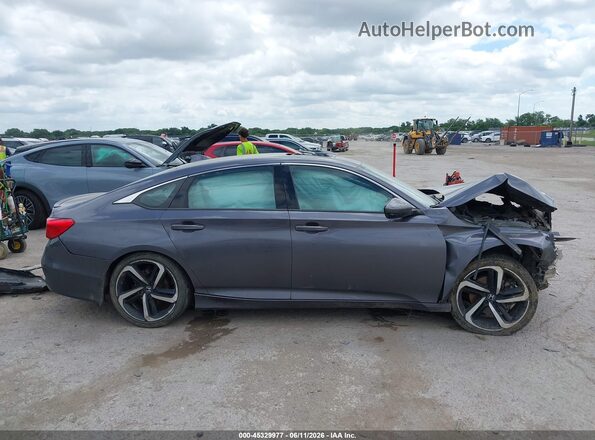 1HGCV2F39LA012031 2020 HONDA ACCORD Gray უკანა სალონის ხედი