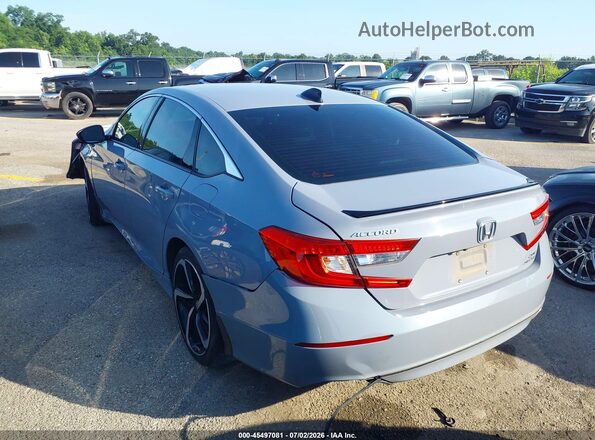 1HGCV2F39MA002651 2021 HONDA ACCORD Gray Rear left