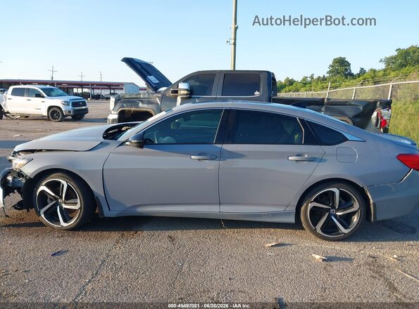 1HGCV2F39MA002651 2021 HONDA ACCORD Gray Rear interior view