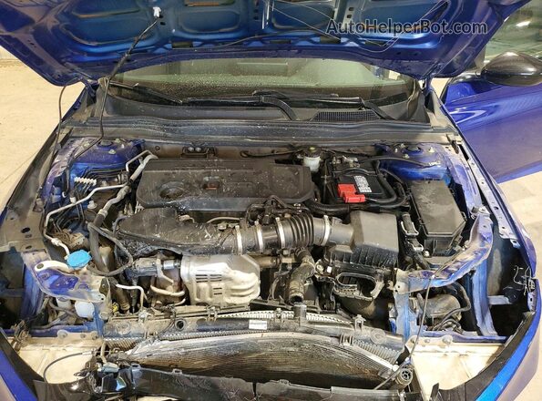 1HGCV2F39MA008126 2021 HONDA ACCORD Blue Widok wnętrza z tyłu