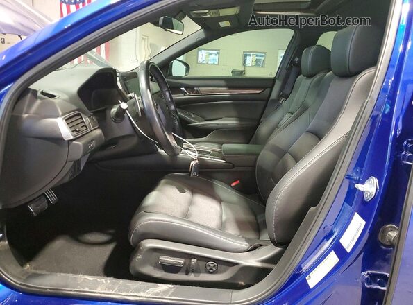 1HGCV2F39MA008126 2021 HONDA ACCORD Blue Widok wnętrza z przodu