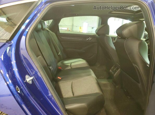 1HGCV2F39MA008126 2021 HONDA ACCORD Blue Widok tylnych siedzeń
