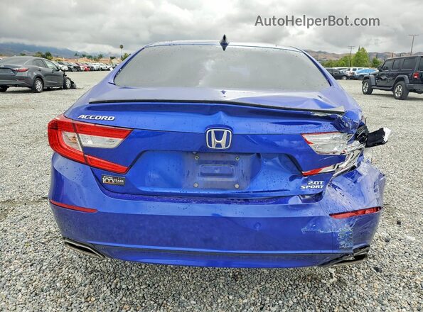 1HGCV2F39MA008675 2021 HONDA ACCORD Blue 