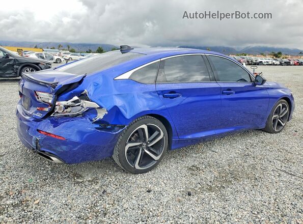 1HGCV2F39MA008675 2021 HONDA ACCORD Blue 