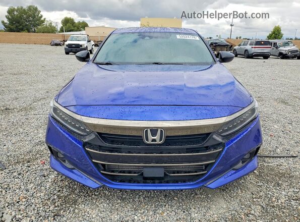 1HGCV2F39MA008675 2021 HONDA ACCORD Blue 