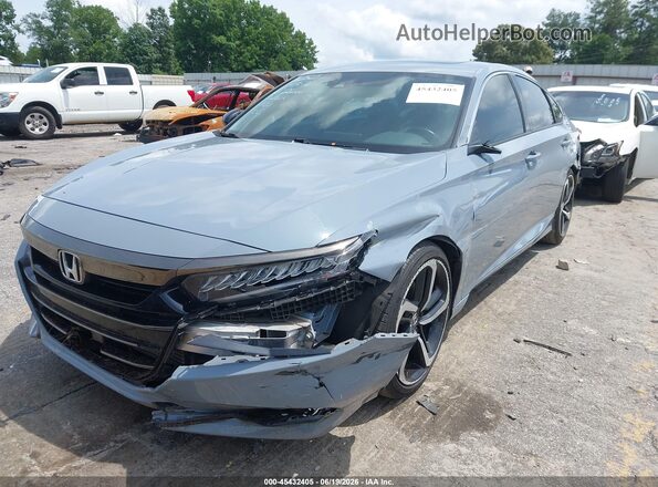 1HGCV2F39NA022884 2022 HONDA ACCORD Blue წინა ხედი