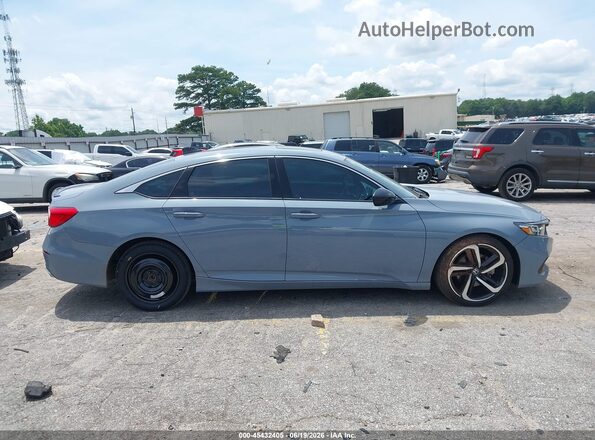 1HGCV2F39NA022884 2022 HONDA ACCORD Blue უკანა სალონის ხედი