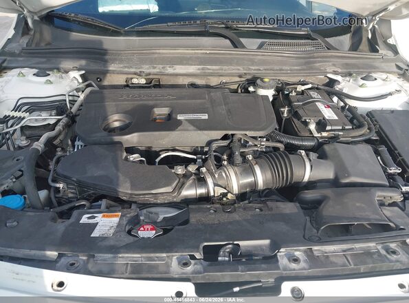 1HGCV2F3XJA026310 2018 HONDA ACCORD White Հետևի տեսք
