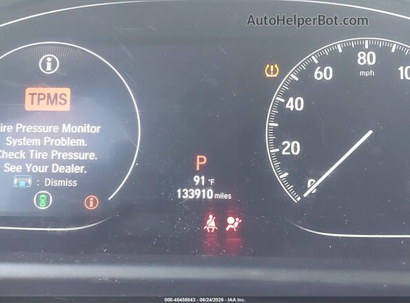 1HGCV2F3XJA026310 2018 HONDA ACCORD White Հետևի նստատեղերի տեսք