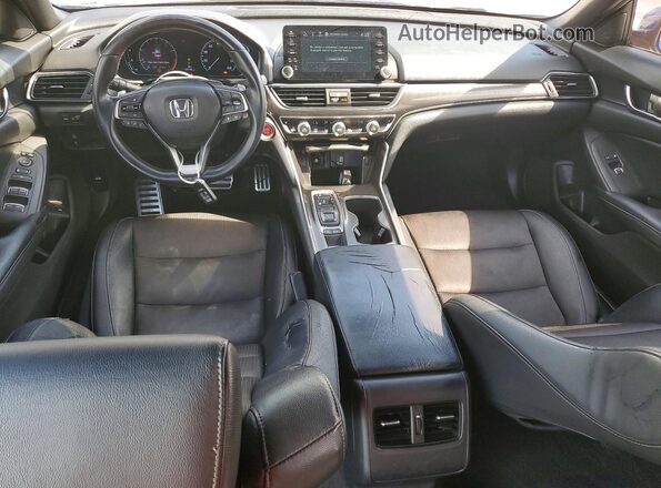 1HGCV2F3XJA044869 2018 HONDA ACCORD Blue 