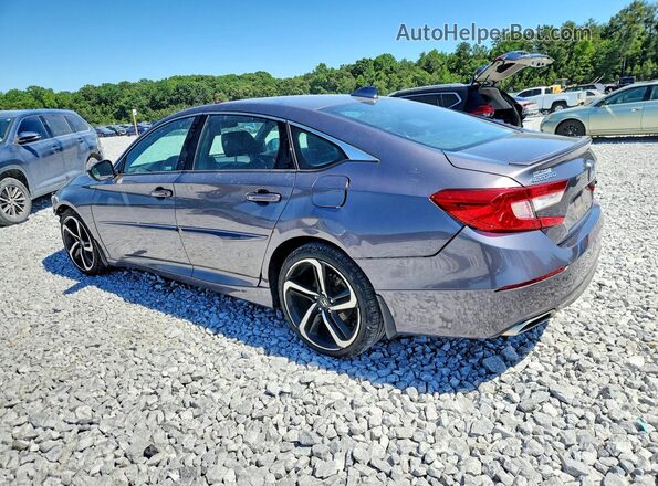 1HGCV2F3XJA051286 2018 HONDA ACCORD Charcoal Задня ліва чверть