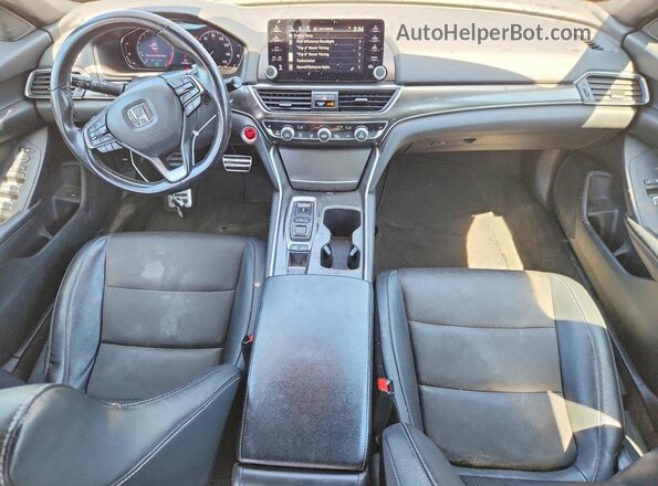 1HGCV2F3XJA051286 2018 HONDA ACCORD Charcoal Вид панелі приладів