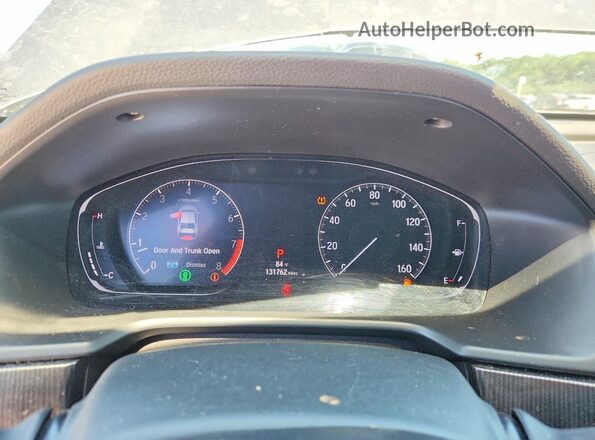 1HGCV2F3XJA051286 2018 HONDA ACCORD Charcoal Вид щитка приладів