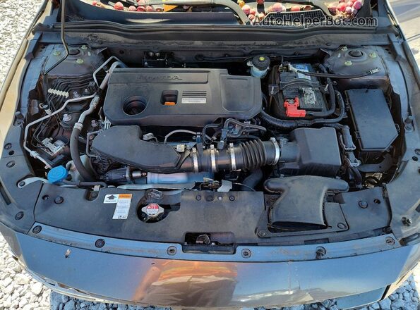 1HGCV2F3XJA051286 2018 HONDA ACCORD Charcoal Вид задньої частини салону