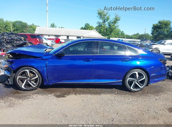 1HGCV2F3XLA010806 2020 HONDA ACCORD Blue Панорамний вид салону 360°
