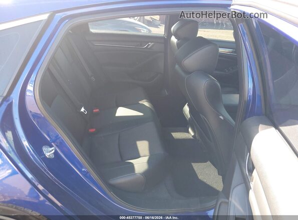 1HGCV2F3XLA010806 2020 HONDA ACCORD Blue Вид наклейки з VIN-кодом