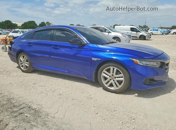1HGCV2F3XMA023654 2021 HONDA ACCORD Blue 
