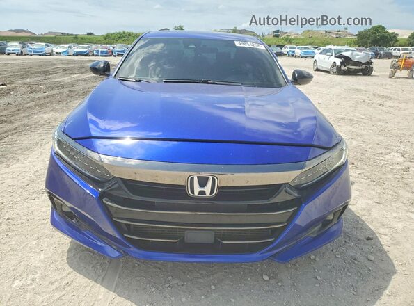 1HGCV2F3XMA023654 2021 HONDA ACCORD Blue 