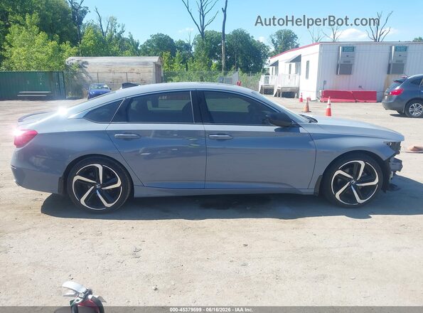 1HGCV2F3XMA033200 2021 HONDA ACCORD Gray Вид задньої частини салону