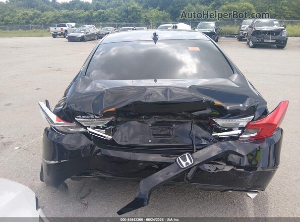1HGCV2F51JA006206 2018 HONDA ACCORD Black 