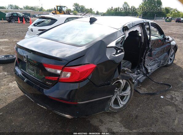 1HGCV2F51KA030944 2019 HONDA ACCORD Black Հետևի աջ