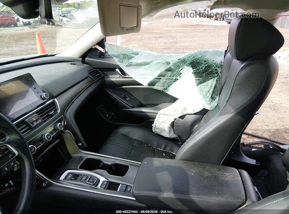 1HGCV2F51KA030944 2019 HONDA ACCORD Black Սալոնի դիմացի տեսք