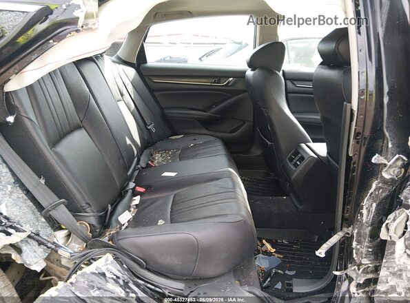 1HGCV2F51KA030944 2019 HONDA ACCORD Black VIN կոդի պիտակի տեսք